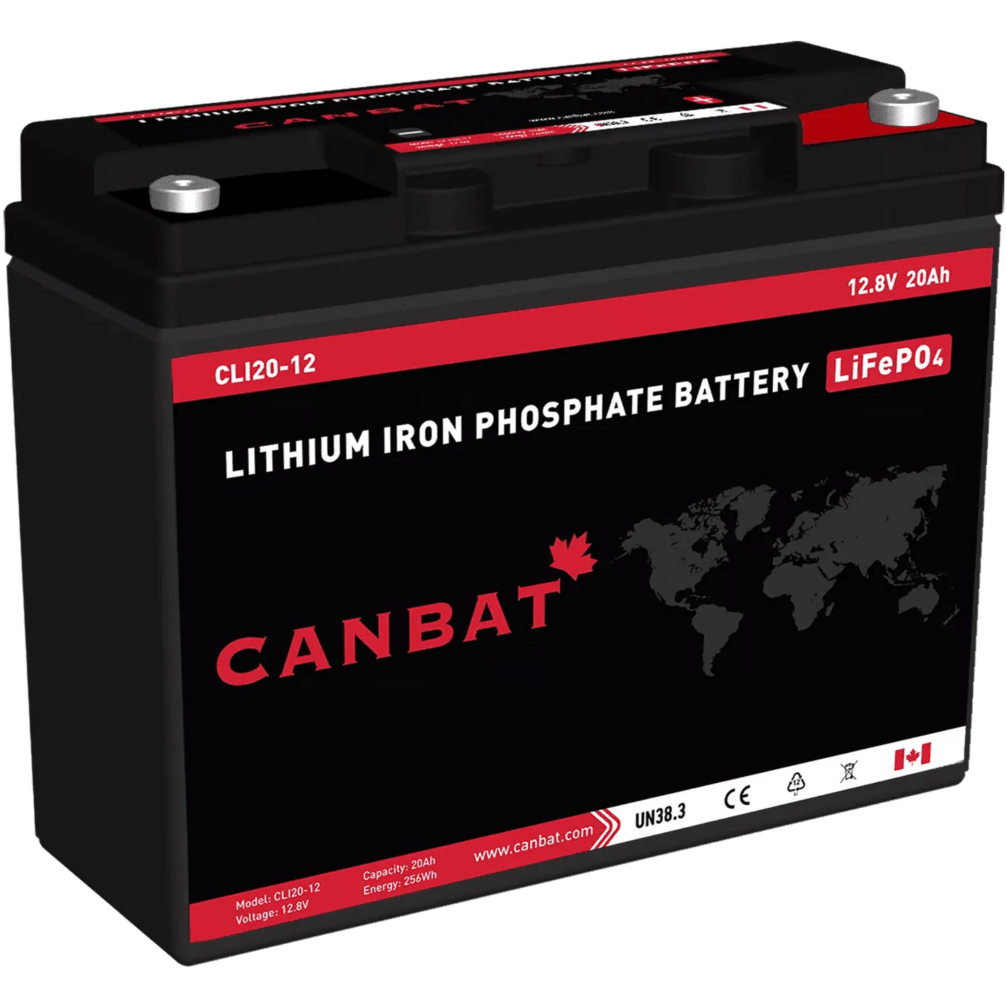 12V 20AH LITHIUM BATTERY (LIFEPO4)