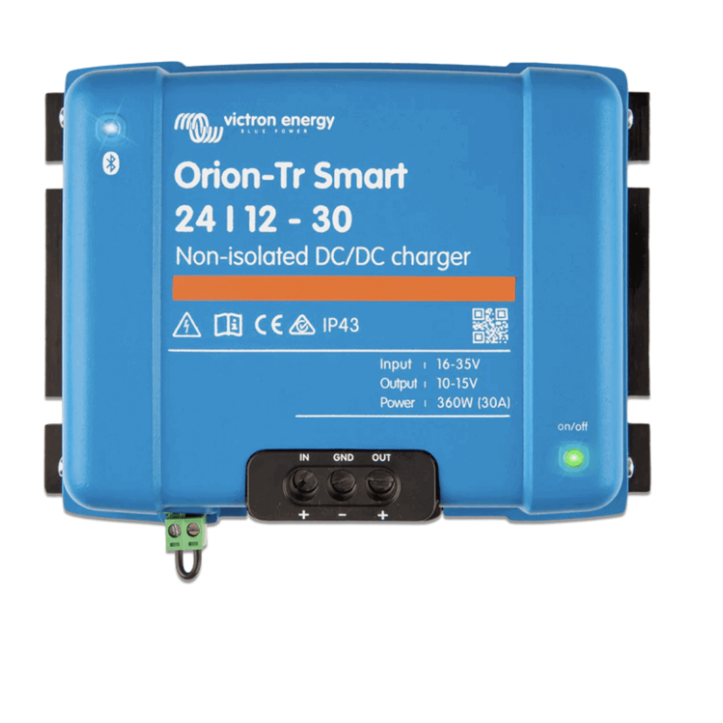 ORION-TR SMART NON-ISOLATED 24/12V 30A DC TO DC CHARGER (LIFEPO₄)