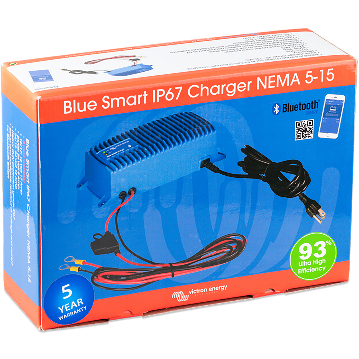 17A 12V CHARGER | VICTRON IP67 BATTERY CHARGER (LIFEPO₄)